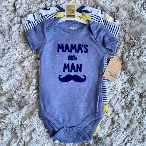 Chick Pea "Mama's" Baby 6 Piece Set NWT Size 3-6 Months - Picture 3 of 8